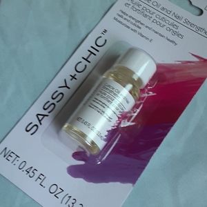 Cuticle oil and nail straightener